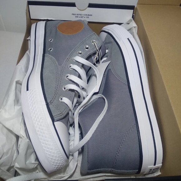 Converse Men's Size 12.0 CTAS Malden St Mid Classic Greysmoke/white A09499C -New - Picture 4 of 10